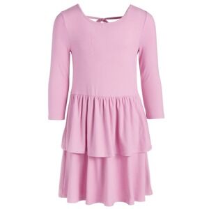 Epic Threads Toddler&Little Girls Ribbed-Knit Ruffle Dress Sweet Wisteria Size4T